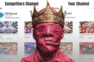 grow your youtube channel with SEO and competitor analysis