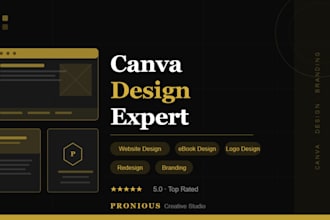 canva website design, canva design, ebook design,  redesign canva design, logo