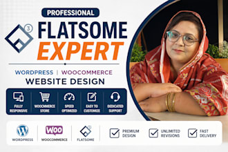 design responsive woocommerce website using flatsome theme