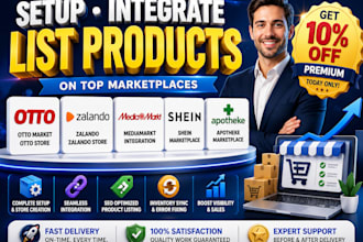 setup, integrate, list products on otto marketplace, zalando store, mediamarkt