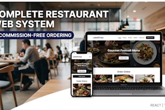 build a professional restaurant website with fast online ordering system