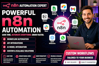 build n8n automation workflows API integrations and ai automation
