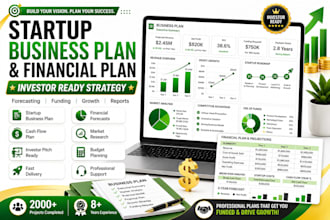 prepare a business plan for your startup with a financial plan