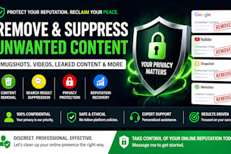 remove unwanted online content , protect your reputation