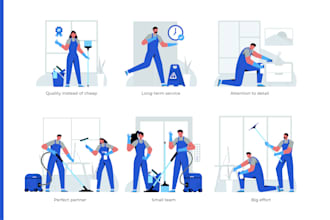 create modern flat vector illustration for website and app