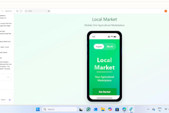 design a modern UI UX app or website in figma