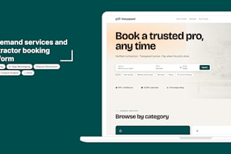 build an on demand services and contractor booking platform