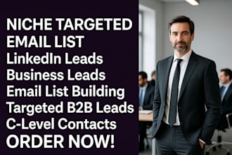 niche targeted email list find email address prospect list building