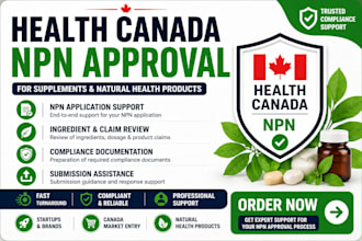 get health canada npn approval for your supplement or natural product