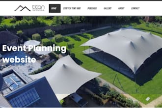 design wix event venue website online venue bookig website