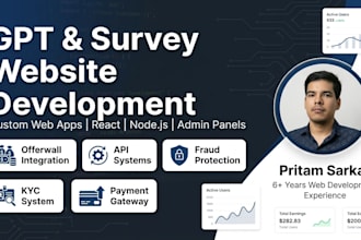 create a custom gpt or survey website