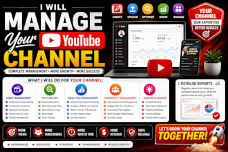 manage your complete youtube channel