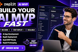 build replit ai mvp fast deploy mvp development no code ai app ai prototype