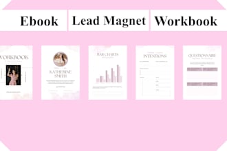 design ebook, workbook and lead magnet