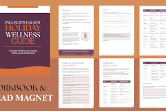 design ebook, workbook and lead magnet
