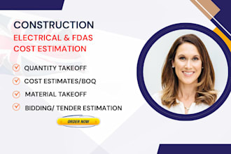 do construction cost estimation, material takeoff, boq, quantity takeoff, tender