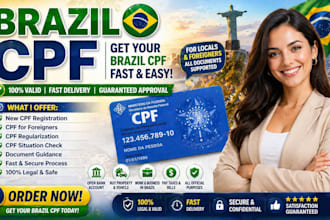 get brazil cpf tax id for foreigners non resident fast