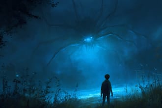 draw creepy horror characters for stories and dark fantasy