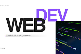 website development  backend dev  design site