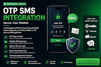 integrate secure otp authentication system into your web