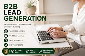 do linkedin lead generation and email list building
