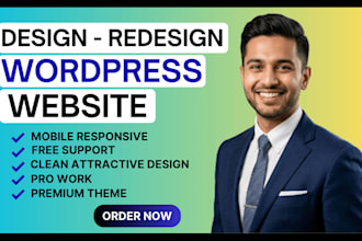 be your elementor expert for wordpress build, rebuild wordpress website