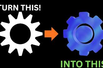 transfer your flat logo into 3d design