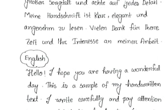 write beautiful handwritten notes or letters