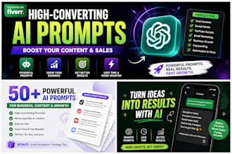 create powerful chatgpt prompt packs for business and content