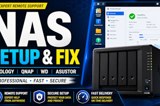 setup, fix and optimize your synology nas, qnap, wd and asustor server