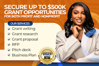 research and write small business grant writing, application for nonprofit