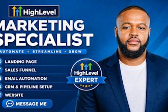 gohighlevel CRM automation go high level expert go highlevel sales funnel ghl