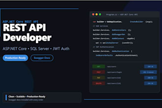 build restful apis using net mvc or minimal apis for your web app