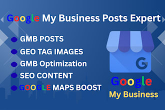 do gmb posts for go0gle my business and boost google maps ranking with local seo