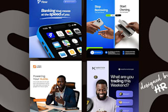design high converting static ads, meta ads, banner design creative for meta