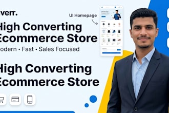 design a professional ecommerce website that boosts sales