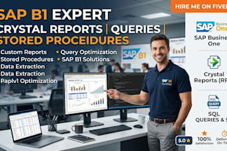 create and customize crystal reports and queries