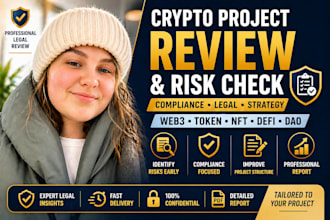 review your crypto, web3 project for compliance and legal risks, token review