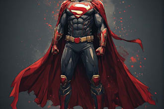 do a superhero character
