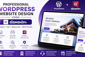 design a landing page using elementor