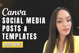 create editable canva templates and instagram post design for an attractive feed