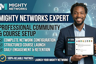 setup mighty networks online course community management mighty network setup