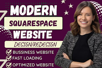 squarespace website design, squarespace website redesign and squarespace design