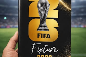 design a professional 2026 world cup match schedule fixture