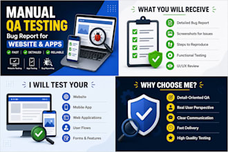 test your application and ensure a bug free user experience