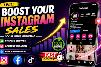 do social media marketing, instagram promotion, content creator boost sales