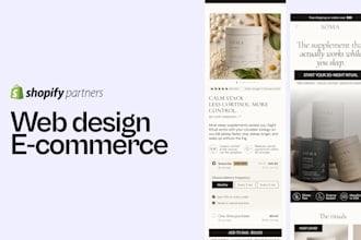 build shopify store, design or redesign shopify shop