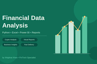 do financial data analysis and create visual reports