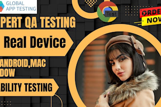 do professional QA app testing and usability testing for ios, android, website