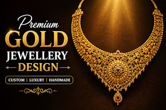 design luxury gold jewellery and necklace design